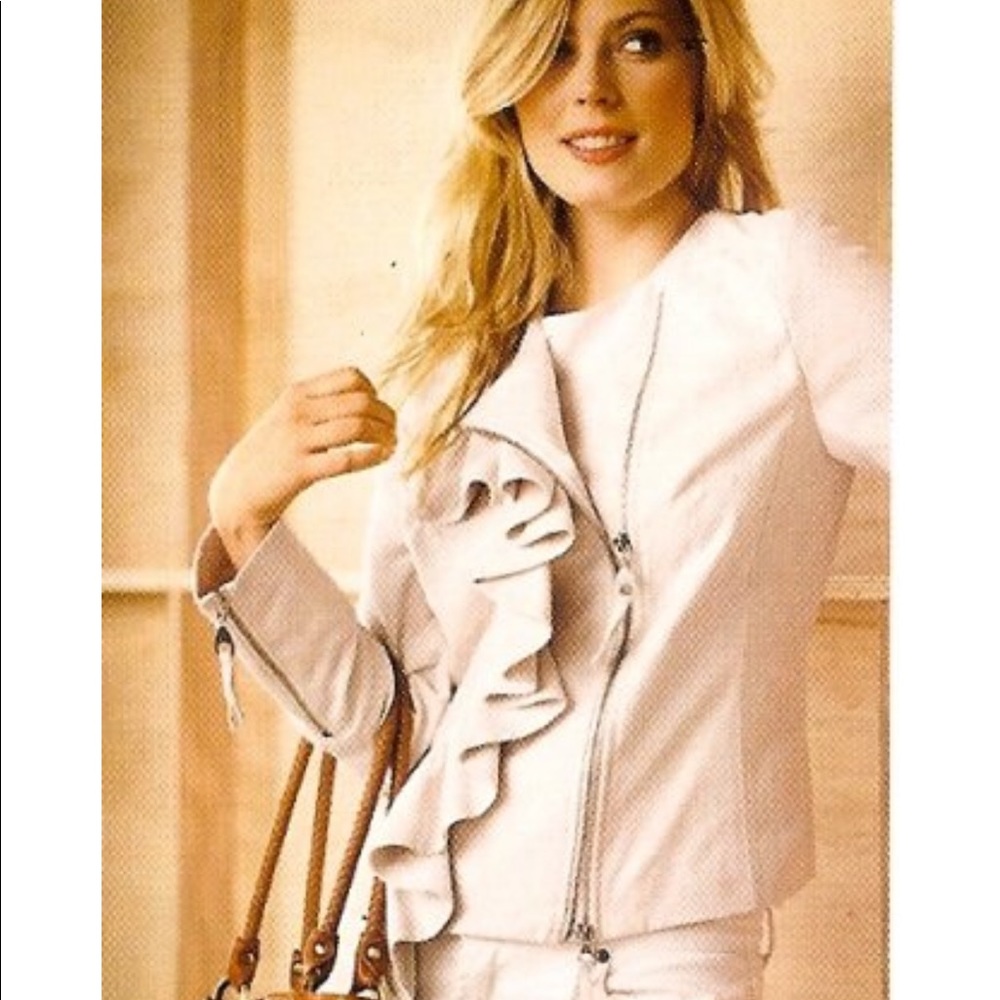 Faux Suede Cream Jacket